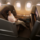 The islands are designed to minimize interruptions from flight attendants and maximize personal space.